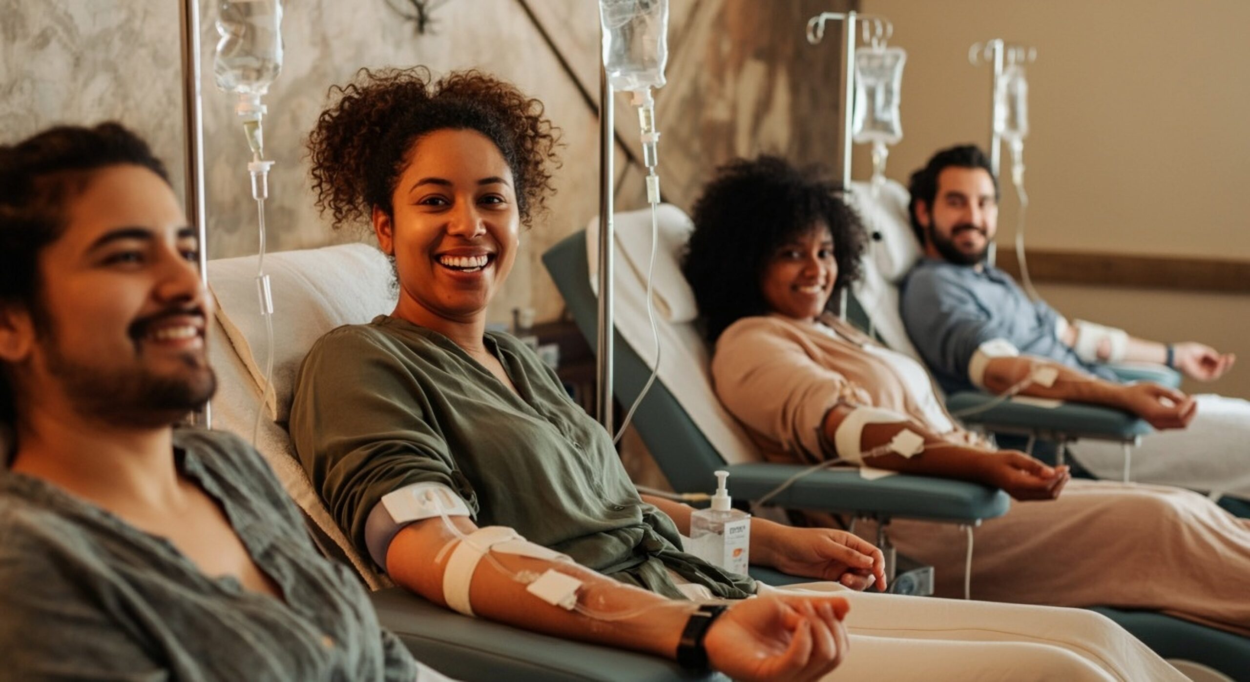 Group IV Therapy Sessions in Buckinghamshire - Perfect for Friends, Family & Couples.